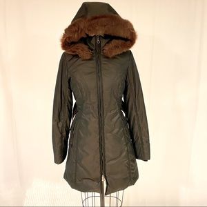 Searle Removeable hood Faux Fur Jacket